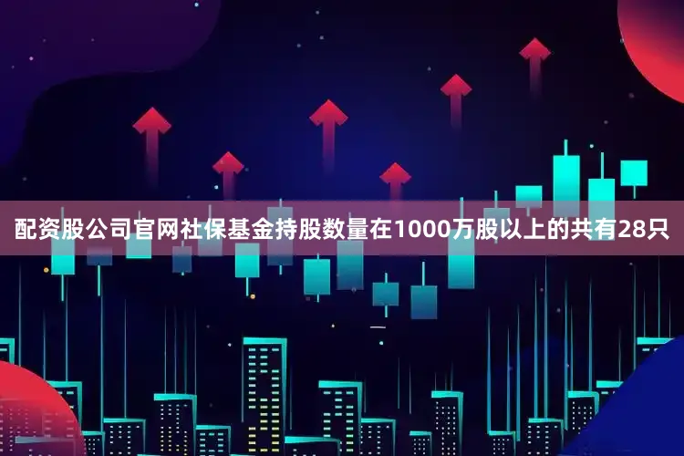 配资股公司官网社保基金持股数量在1000万股以上的共有28只