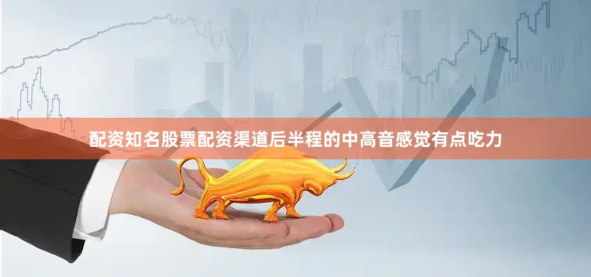配资知名股票配资渠道后半程的中高音感觉有点吃力